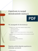 2-1-4 Populizem in Razpad Demokratiƒnih Institucij