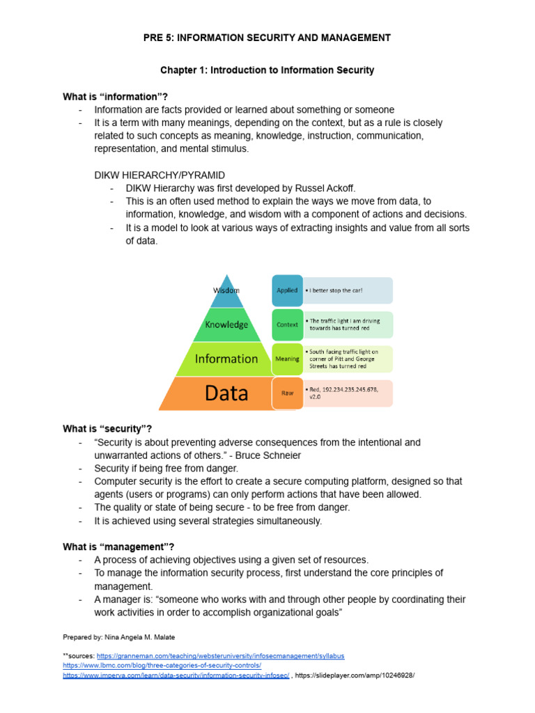Introduction to Information Security | PDF | Information Security ...