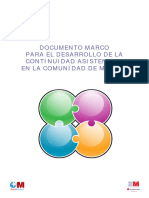 Documento Marco para El Desarrollo de La Continuidad Asistencial en La Comunidad de Madrid 2015 1