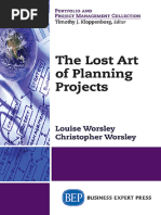 The Lost Art of Planning Projects