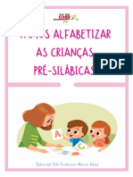 Vamos Alfabetizar Os Pré Silábicos