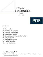 Chapter 3: Basic C Concepts