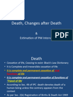 2.death & Changes After Death, Post-Mortem Interval