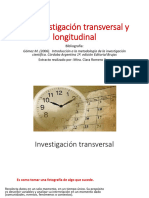 1.6 Investigación Transversal y Longitudinal