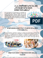 Intervencion Comunitaria