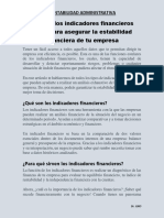 Indicadores Financieros y La Estabilidad Financiera de Tu Empresa