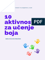 Priručnik 10 Aktivnosti Za Učenje Boja