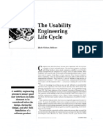 Usabilitv Engineering Life Cycle: Usability