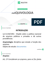 Concursos Arquivologia Introduo