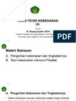 Teori-Teori Kebenaran