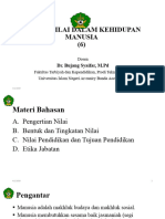 Materi - 6 - Sistem Nilai Dalam Kehidupan Manusia