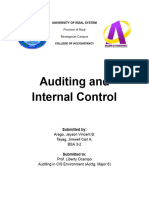 Acctg. Major 6 - Auditing and Internal Control