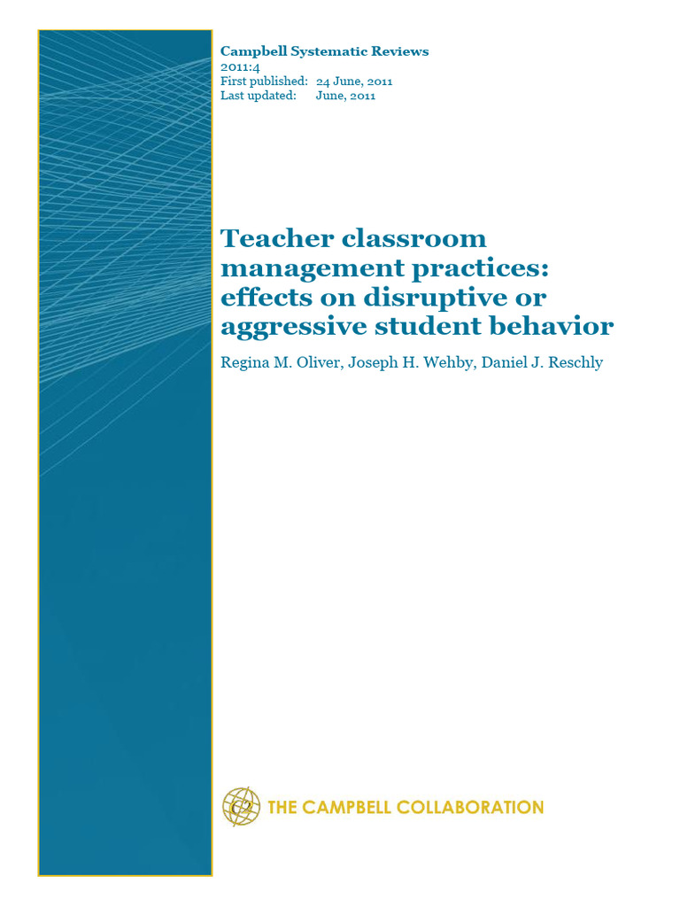 campbell-systematic-reviews-2011-oliver-teacher-classroom
