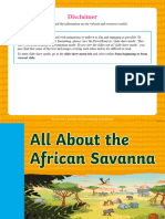T TP 1629717419 Eyfs African Savanna Animals Information Powerpoint - Ver - 1