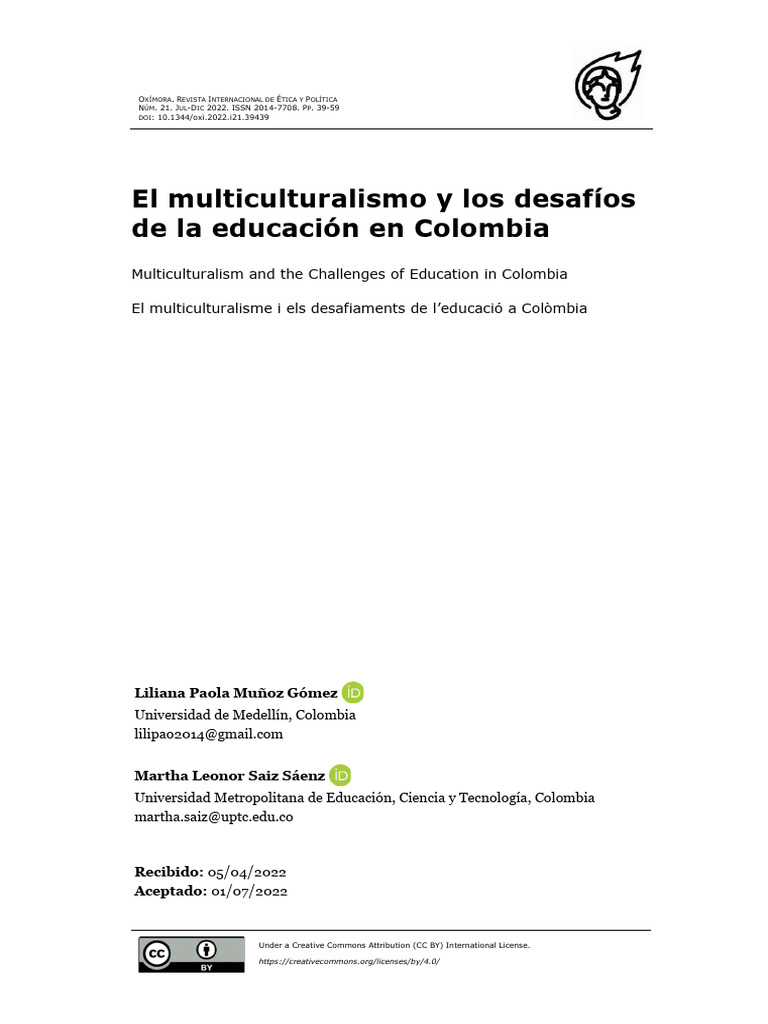 El Multiculturalismo y Los Desafios de La Educacio | PDF | Plan de ...