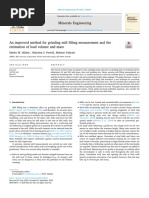 An improved method for grinding mill filling measurement and the