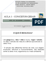 Aula 1 - Introdução À Biologia - 2024