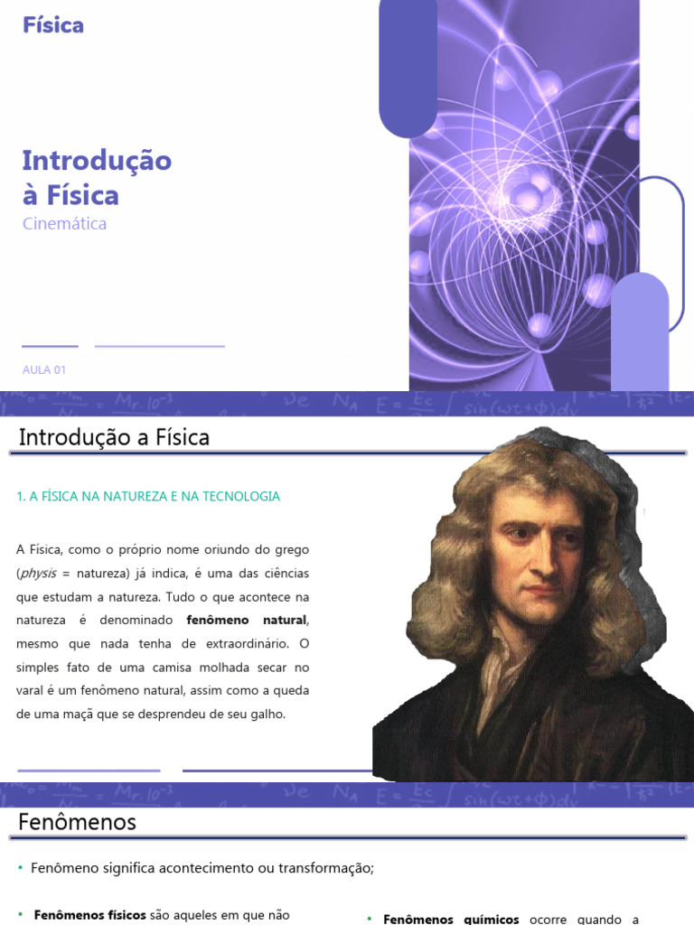 Aula 001 - Introducao A Fisica | PDF | Física | Sistema internacional ...