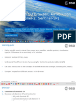 Exercise EO Browser Air Pollution