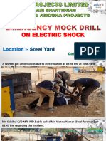 Mock Drill Electric Shock 22.06.22