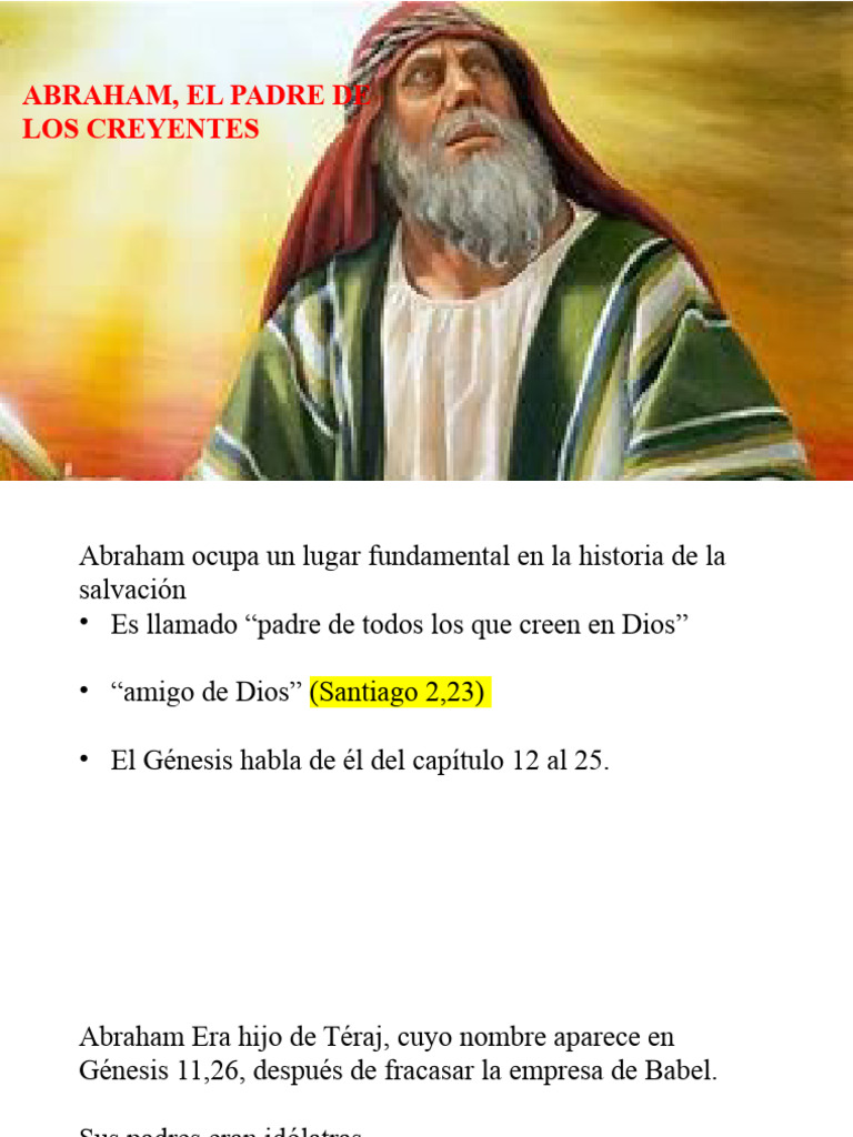 Abraham: Padre de la Fe y Promesas | PDF | Abrahán | Ismael