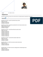 South Korea CV Sample 1