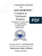 Data Science Report