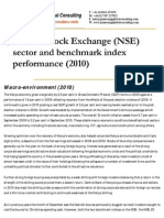 Nairobi Stock Exchange (NSE) Sector and Benchmark Index Performance (2010)