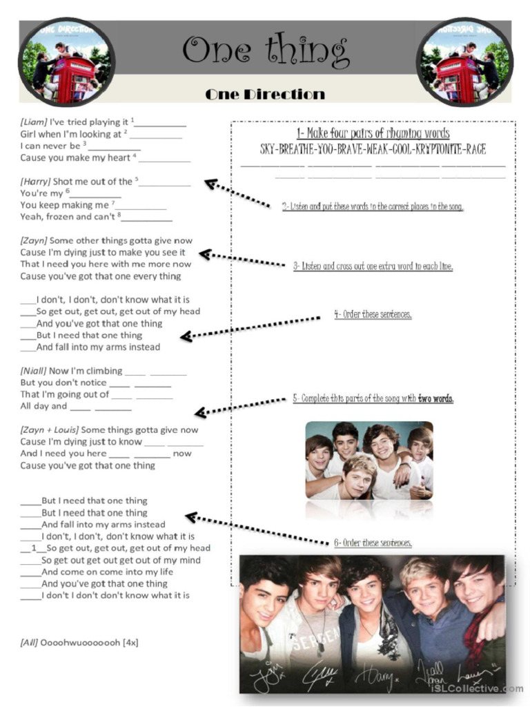 One Direction One Thing | PDF