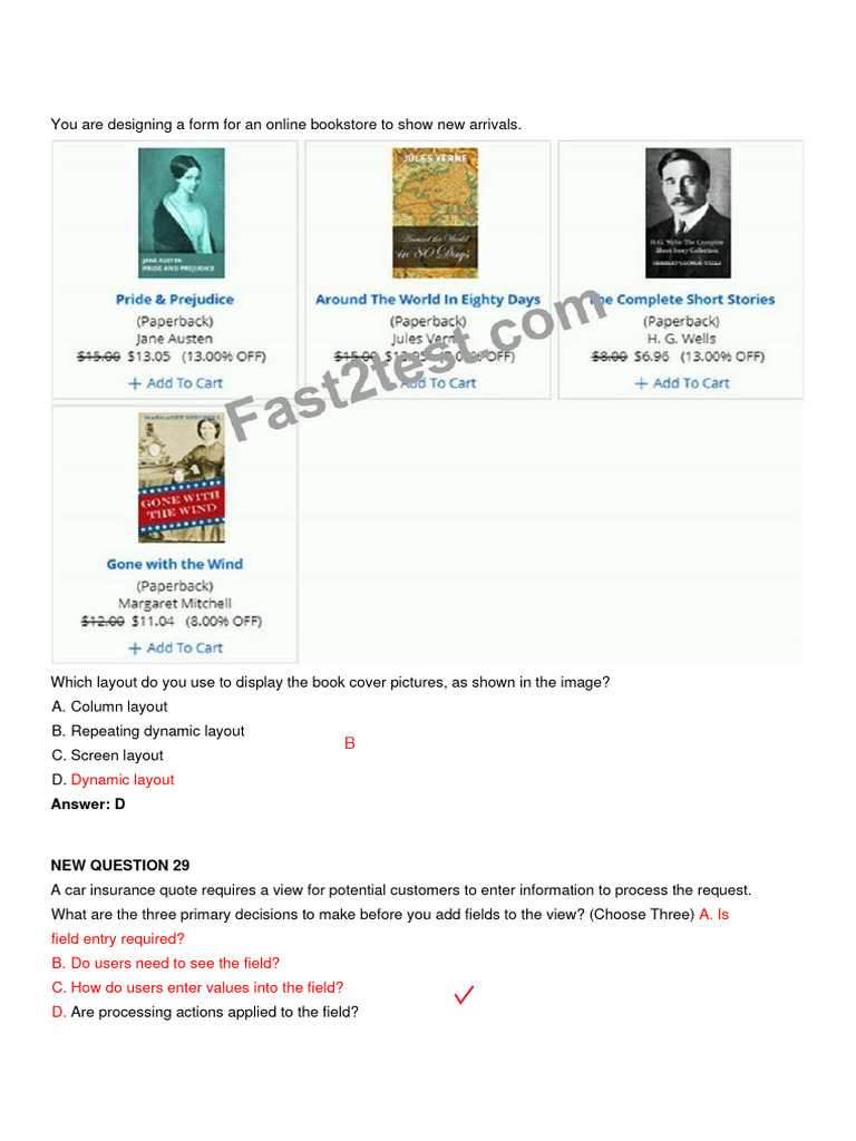 Online Bookstore Form Design Guide | PDF | Spreadsheet | Information