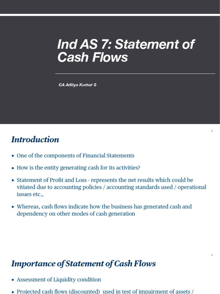 Fixed Deposit Classification in Ind AS 7 | PDF | Dividend | Balance Sheet
