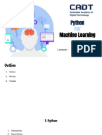 Python For Machine Learning