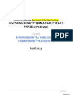 Environmental and Social Commitment Plan (ESCP)