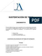 Titulación Por Tesis Lineamientos