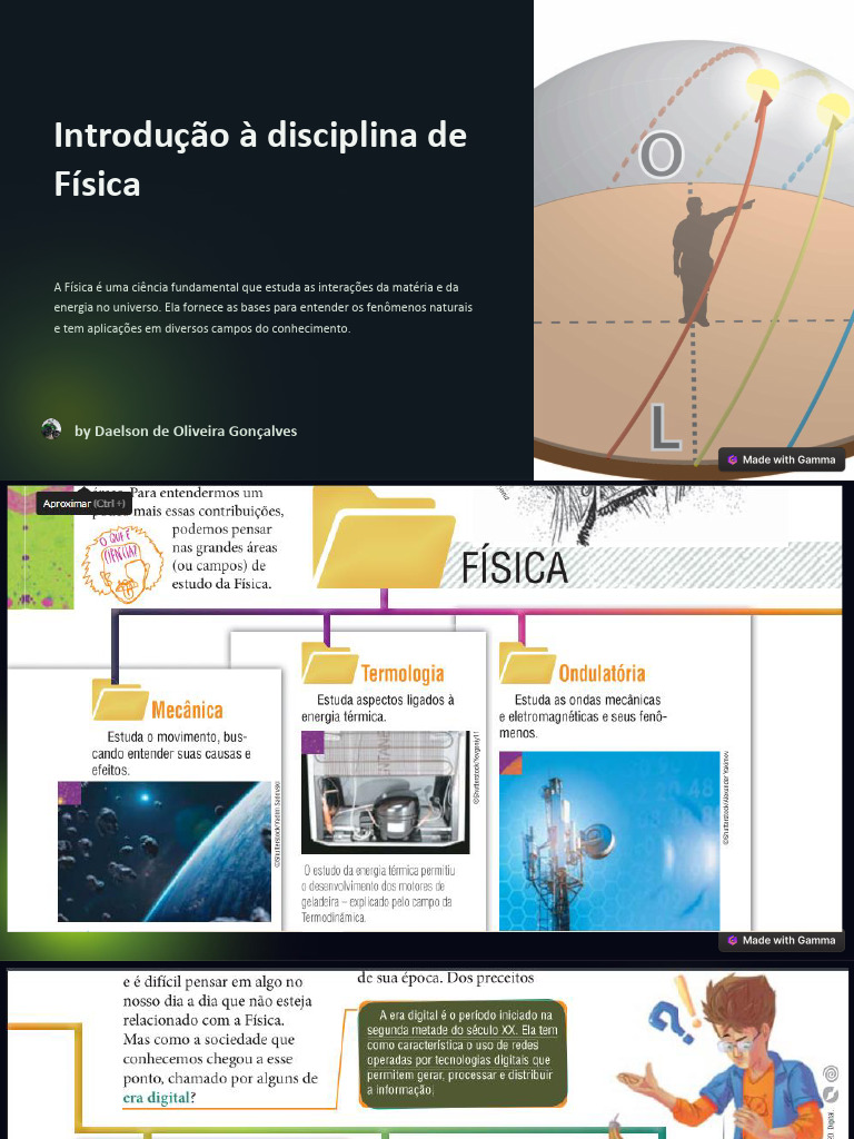Introducao A Disciplina de Fisica | PDF | Física | Science