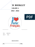 French Booklet G6 2024
