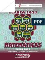 PLANEA 2023 - Cuadernillo Del Maestro Matemáticas