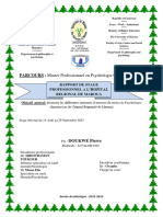 Page de Garde Rapport de Stage Professionnel