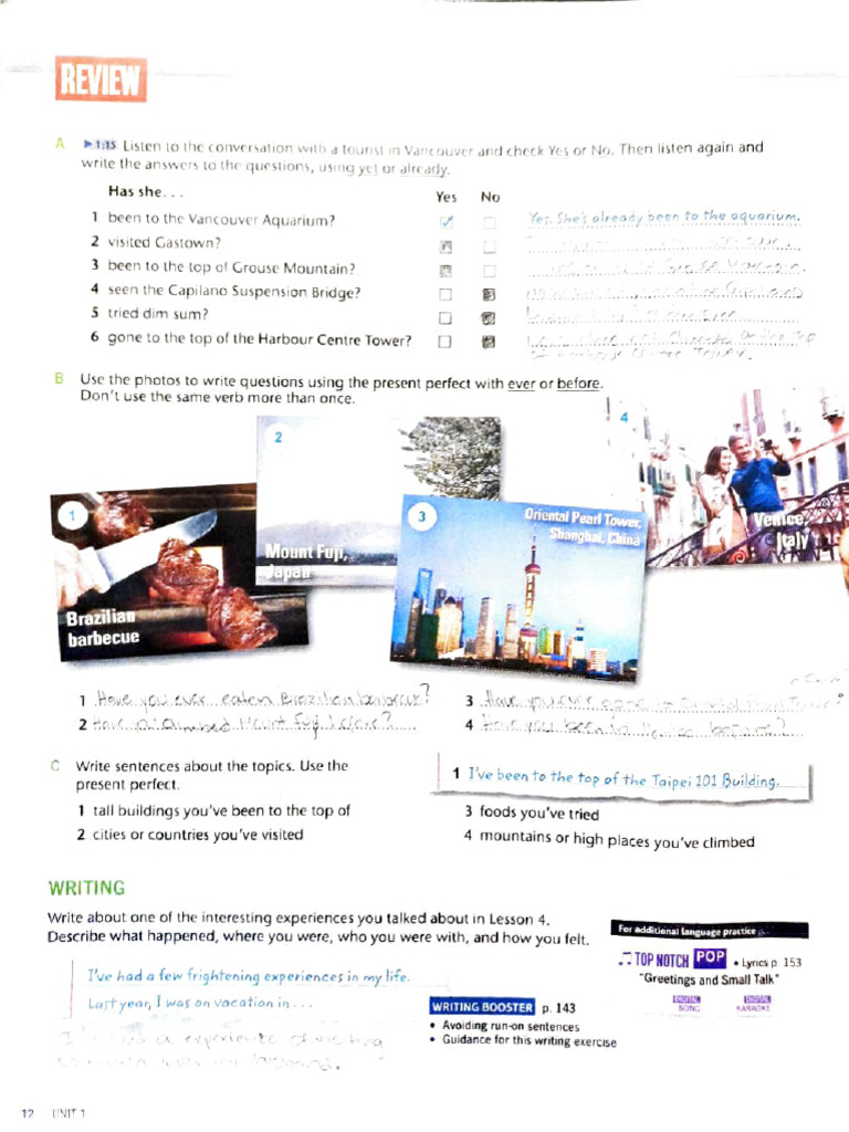 Units Review 1 6 Pdf Meal