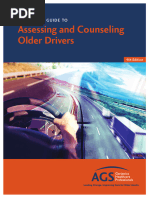 Clinicians Guide To Assessing and Counseling Older Drivers Sep 2020