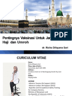 Pentingnya Vaksinasi Pada Jamaah Haji Dan Umroh DR Richa
