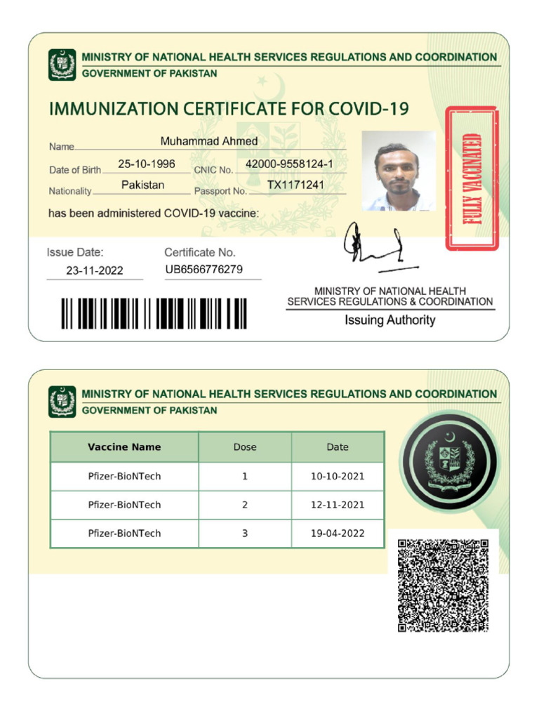 Vaccination Card | PDF
