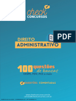 Direito Administrativo - Noções Gerais - 100 Questões de Bancas - Check Concursos