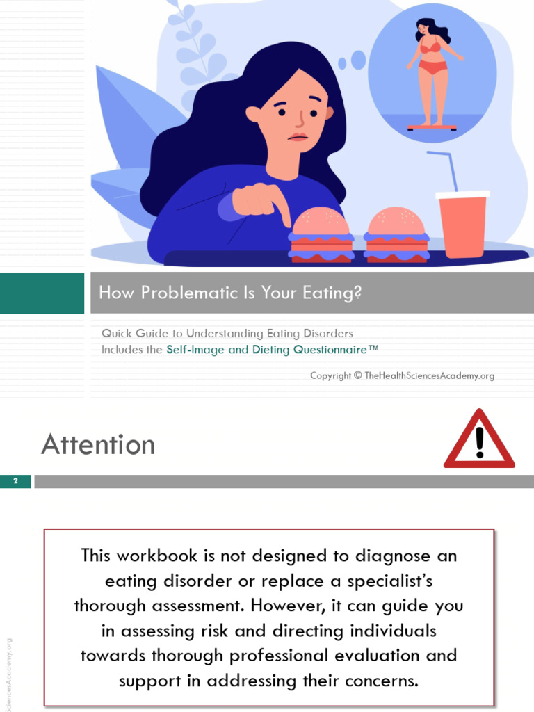 THSA 2024 - Quick Guide To Understanding Eating Disorders - Includes ...