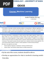 CEC453 Machine Learning