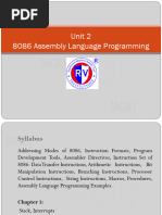 Unit 2 8086 Assembly Language Programming