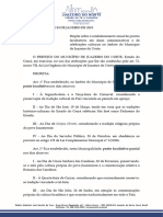 Dispoe Sobre o Estabelecimento Anual de Pontos Facultativos em Datas Comemorativas e de Celebracoes Culturais No Ambito Do Municipio de Juazeiro