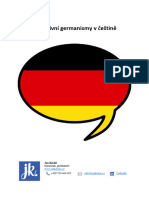 Germanismy V Češtině