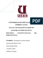 Principios Constitucionales Del Derecho Penal