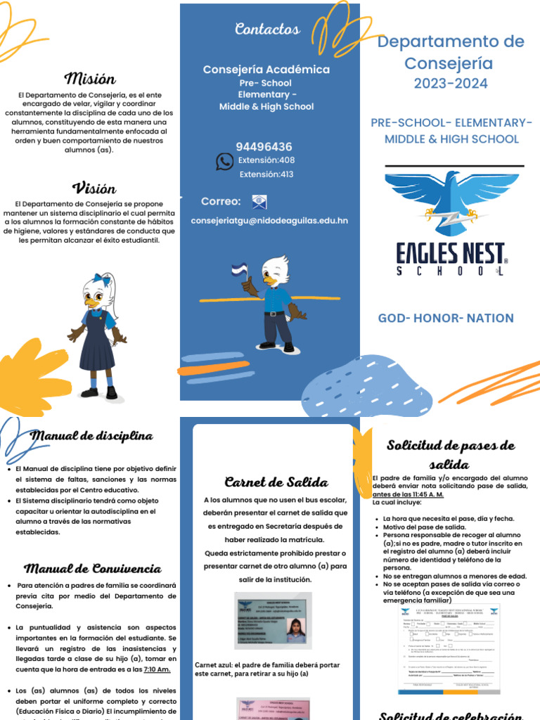 Trifolio Departamento de Consejería | PDF
